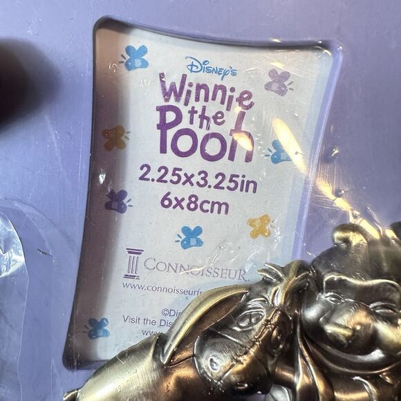 Disney Vintage Y2K Winnie the Pooh Frame Eeyore 2.25" X 3.25" NIB Retro Purple - Picture 4 of 5